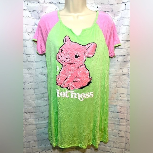 Simply Southern Hot Mess Nightgown Size XS-S - Picture 1 of 5
